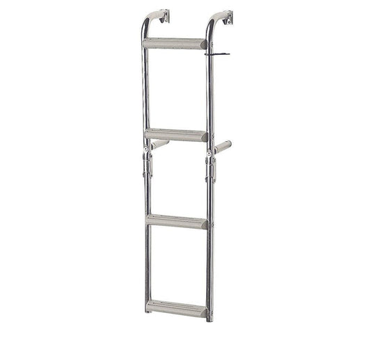 Foldable Ladder Inox 316 Narrow Transom 2+2 Steps 90° | 4Boats