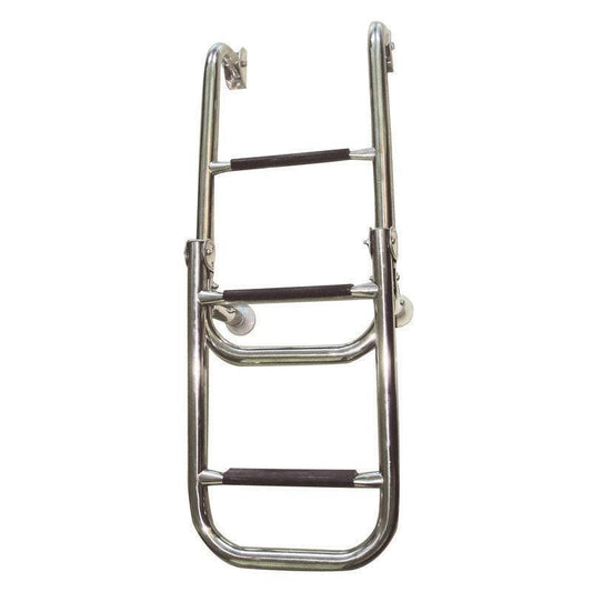 Folding Ladder 1+2 Steps Inox 316 Ø25mm 305×810mm | 4Boats