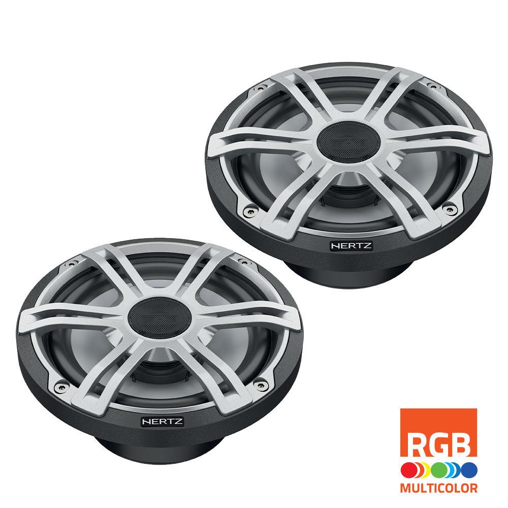 Hertz 6.5" HEX RGB Paintable Marine Speakers, 100W, IP65 | 4Boats