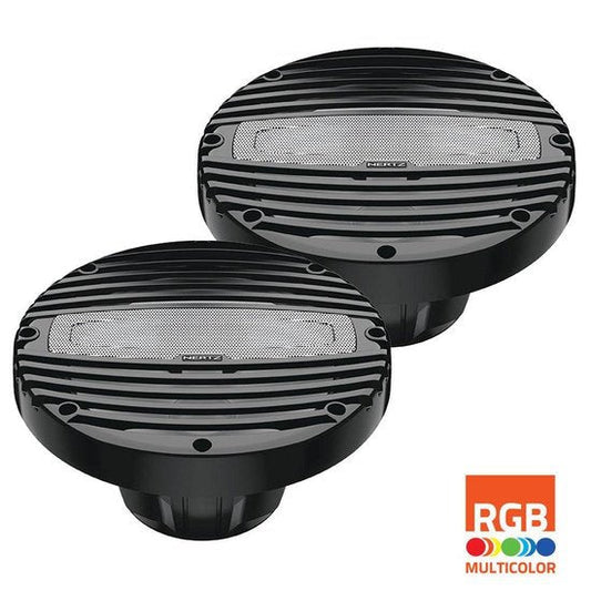 Hertz HMX 8 LD-C 200W RGB Marine Speakers – 8in Black | 4Boats