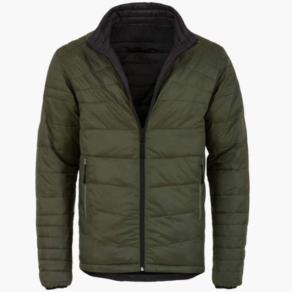 Highlander Reversible Down Jacket, Black and Olive (Various sizes)