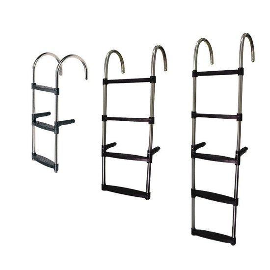 Inox 3-Step Boarding Ladder — 25 mm Stainless | 4Boats