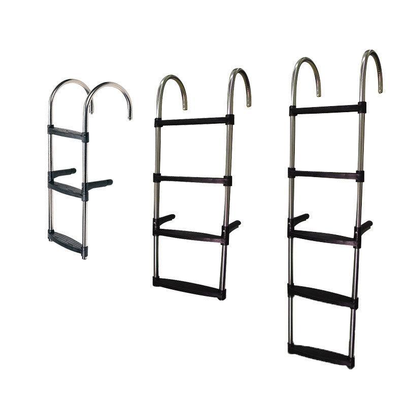 Inox 4-step folding boat ladder – 25 mm stainless | 4Boats
