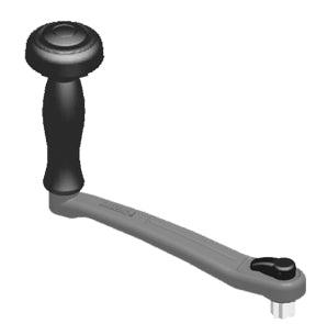 Lofrans' Winch Handle 25cm Anodised Aluminium, Lock & Speed | 4Boats