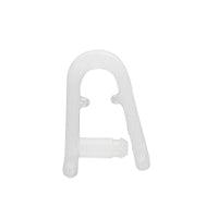 Shackle 6mm Plastic Shackle 80 kg W.L., White | 4Boats
