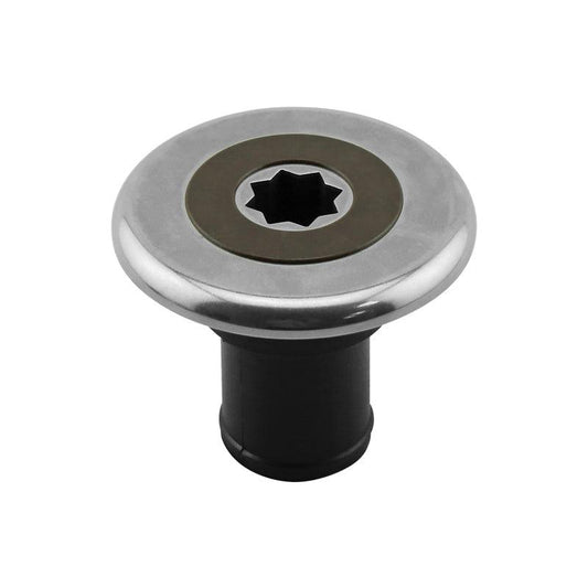 INOX Deck Filler 38mm (Brown Cap) for Waste Water | 4Boats