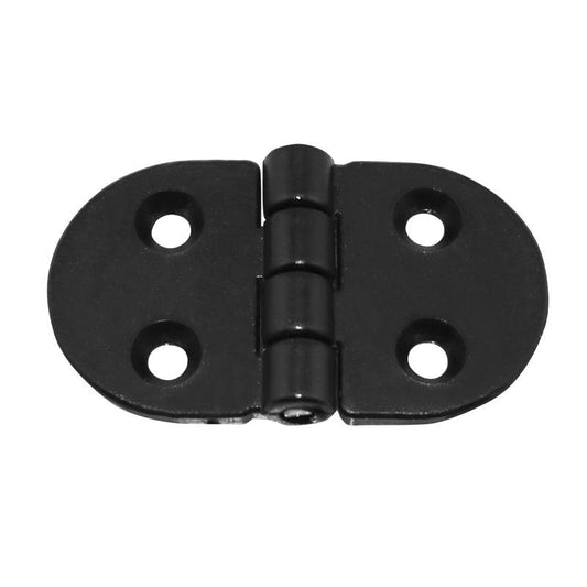 Hinge Polyamide Round 70×40×4.5mm Black | 4Boats