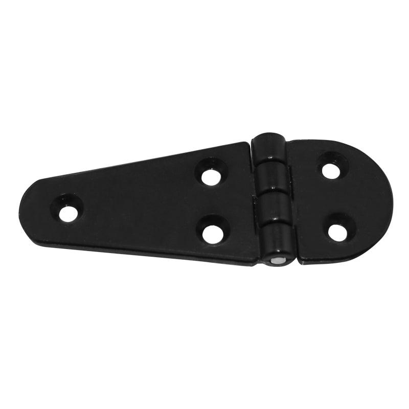 Hinge Polyamide Semi-Oval 108×40×4.5mm Black | 4Boats