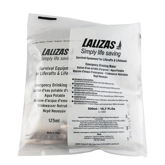 LALIZAS Emergency Emergency Emergency Liferaft Drinking Water | 4Boats