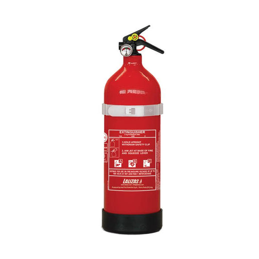 LALIZAS Fire Fire Fire 2 kg Dry Powder Extinguisher — Stored Pressure