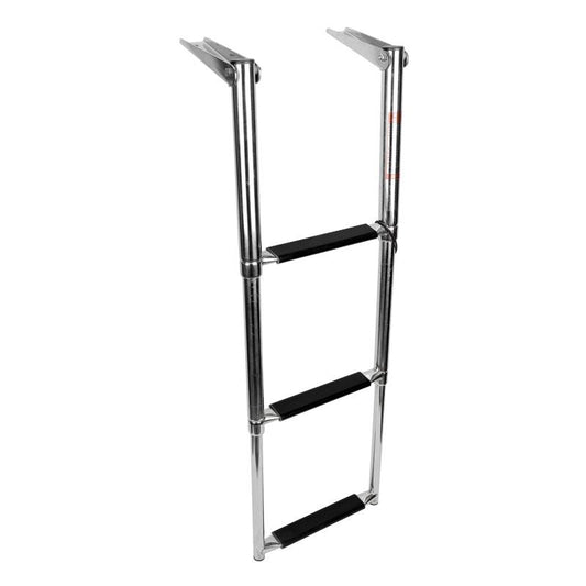 Telescopic Ladder 3-step Inox 316 875x290mm | 4Boats