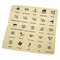 Self-adhesive Function Labels (Transparent) - 25pc Set | 4Boats