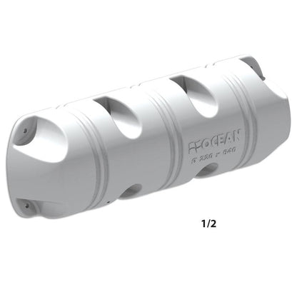 OCEAN Dock Fender 220x640mm 1/2 White | 4Boats