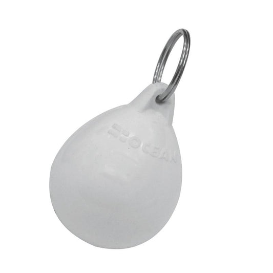 OCEAN Keychain Buoy White – Floating Keyring | 4Boats