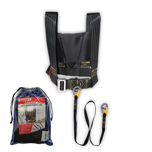 Safety Harness Double Safety Line L185cm ISO | 4Boats