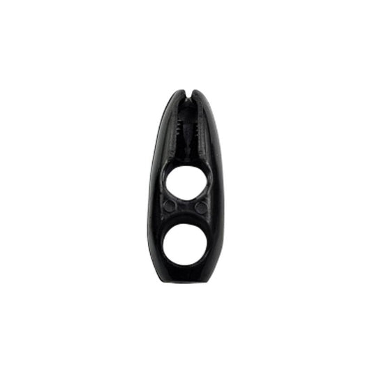 Olive Shock Cord Stopper 6 mm, Black, 15 g | 4Boats