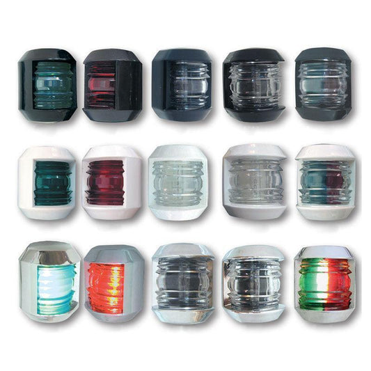 JUNIOR 7 Bi-colour Navigation Light, White Housing | 4Boats