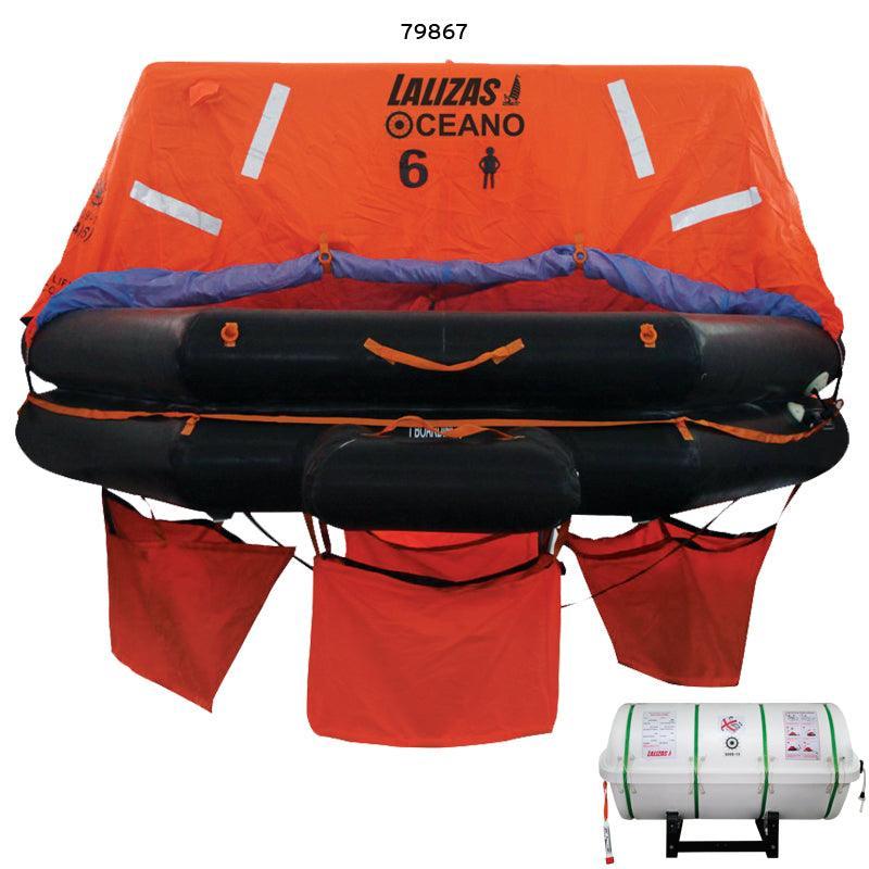 LALIZAS Liferaft Liferaft Liferaft SOLAS OCEANO Throw‑overboa | 4Boats