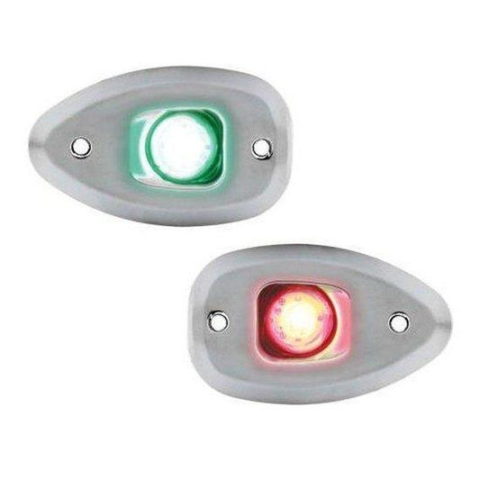 Lalizas MICRO MICRO MICRO LED 112.5° Starboard & Port Lights, Chrome