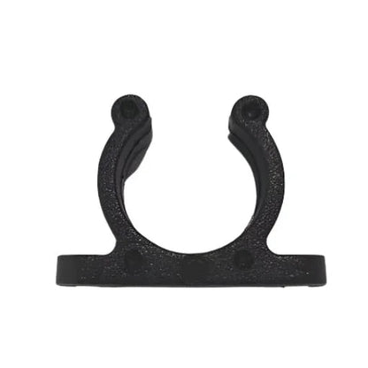 4 x Nylon Support Clips Ø25 mm Screw-Mount - Black | 4Boats