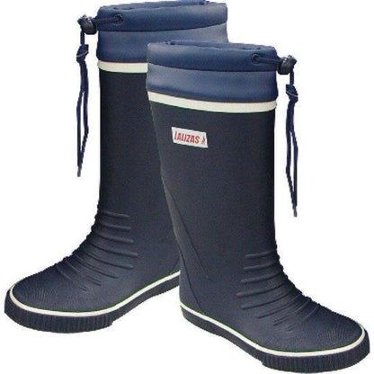 Long Tie-Top Rubber Sailing Boots — Knee-High Waterproof | 4Boats