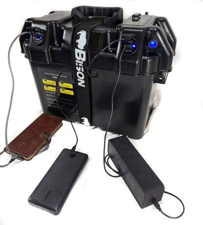 Bison Battery Box USB Plus