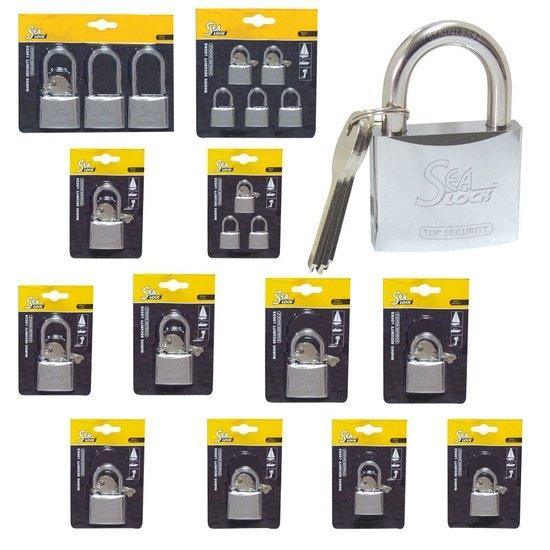 Marine Padlock SeaLock 50mm Long Shackle | 4Boats
