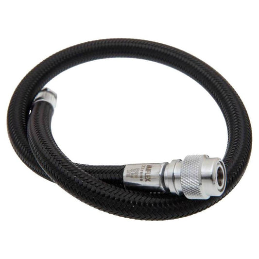Miflex BCD/Drysuit Hose 3/8" - 20cm - BLACK