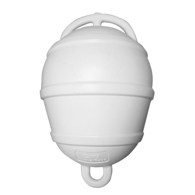 Mooring Buoys Rigid Plastic White – UV Pear Shape | 4Boats