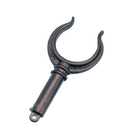 Oarlock 57mm Polyamide Socket, Black | 4Boats