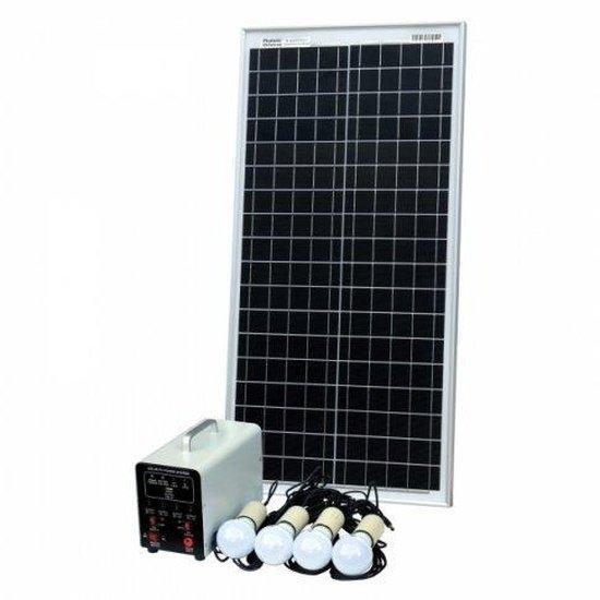 Off-Grid Solar 12V 40W Lighting Kit - 4 × 5W LEDs, 18Ah | 4Boats