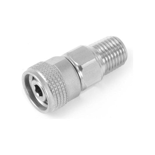 OmniSwivel Adaptor: 1/4" NPT Male to 9/16" Female LP Adaptor with swivel joint