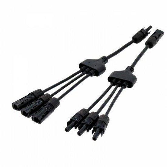 Pair 3-to-1 MC4 Cable Assemblies | 4Boats
