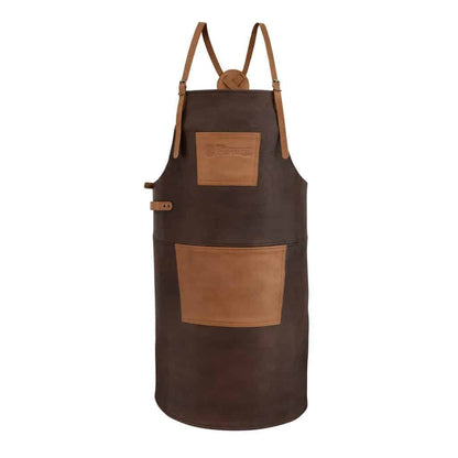 Petromax Buff Leather Apron with cross back straps