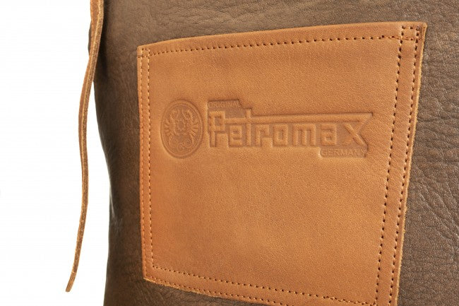Petromax Buff Leather Apron with cross back straps