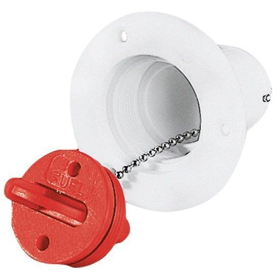 Plastic Deck Fuel Deck Filler 38mm White | 4Boats
