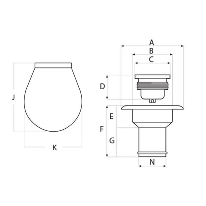 Plastic Deck Diesel Filler 38mm with Flip Lid | 4Boats