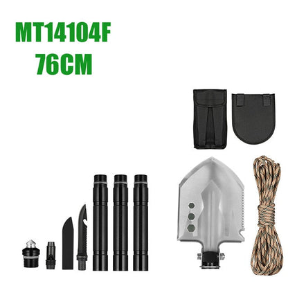 MT1027 Multifunction Camping Shovel Titanium Survival Folding Shovels Military Tactical Shovel For Hiking Outdoor Garden Shovels-10