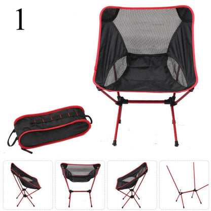 Detachable Portable Folding Moon Chair Outdoor Camping Chairs Beach Fishing Chair Ultralight Travel Hiking Picnic Seat Tools-2