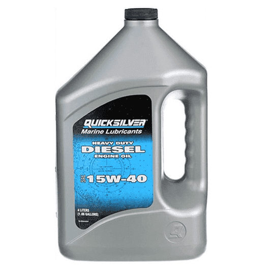 Quicksilver Heavy Heavy Heavy 15W | 40 Diesel Engine Oil, 4 L | 4Boats