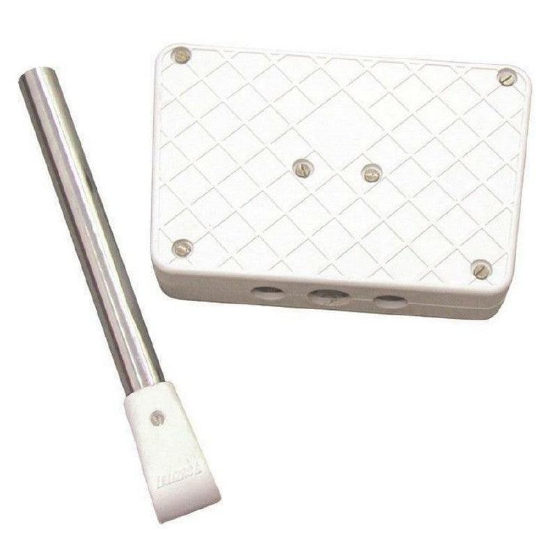 Rail motor bracket 22.8x15cm for 25mm rail, white | 4Boats
