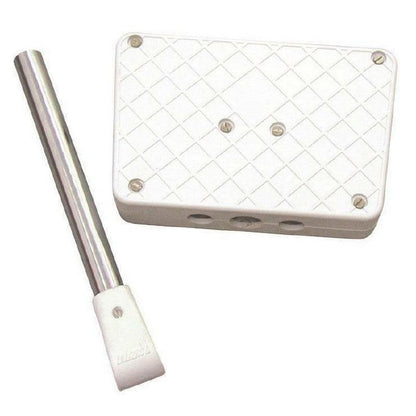 Rail motor bracket 22.8x15cm for 25mm rail, white | 4Boats