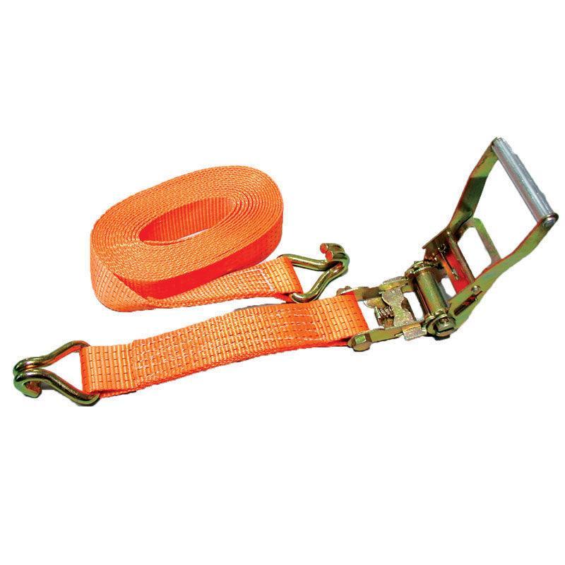 Ratchet Tie-Down Double J Hook 10m x 50mm BL 5000kg | 4Boats