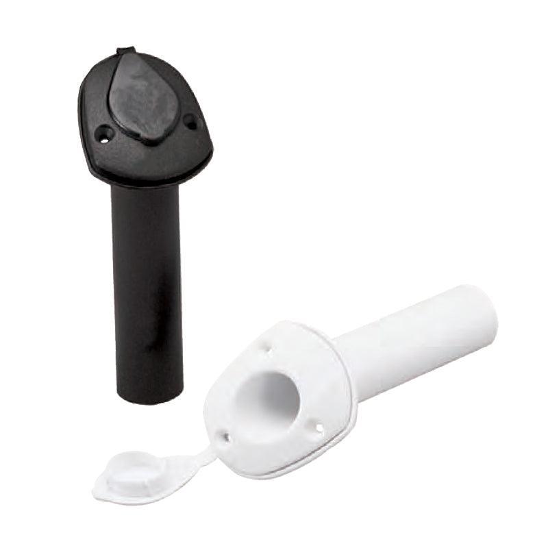 Rod Holder Plastic with Cap 40mm x 230mm Black | 4Boats