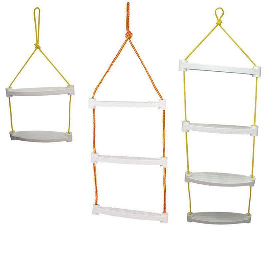 Rope 3-step boarding ladder for boats | 4Boats