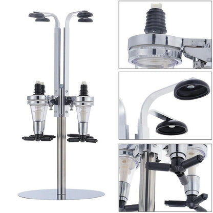 6 Bottle Rotary Drink Stand Dispenser