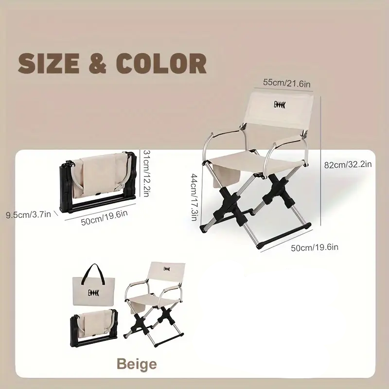 Ergonomic Camping Chair for Outdoor Use-2