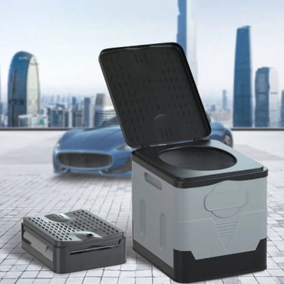 Portable Folding Car Toilet for Travel and Camping-3