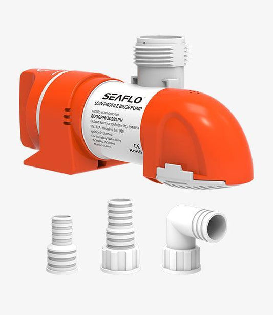 SEAFLO Auto 14B Series 24V 800 GPH Timer Bilge Pump | 4Boats