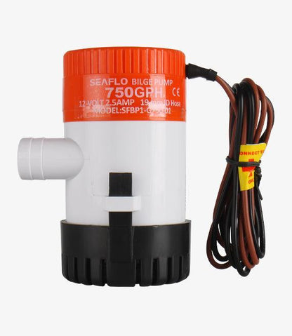 SEAFLO Bilge Bilge Bilge 12V 750 GPH Non-Auto Bilge Pump - 01 Series